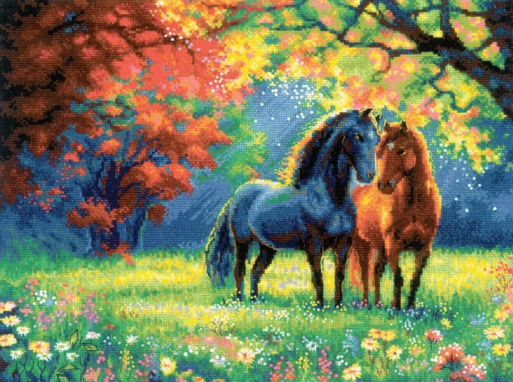 Floral & Animal-Inspired Cross-Stitch Kits from Riolis