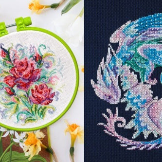 New Brand - Abris Art Cross Stitch, Bead Embroidery and String Art Kits!