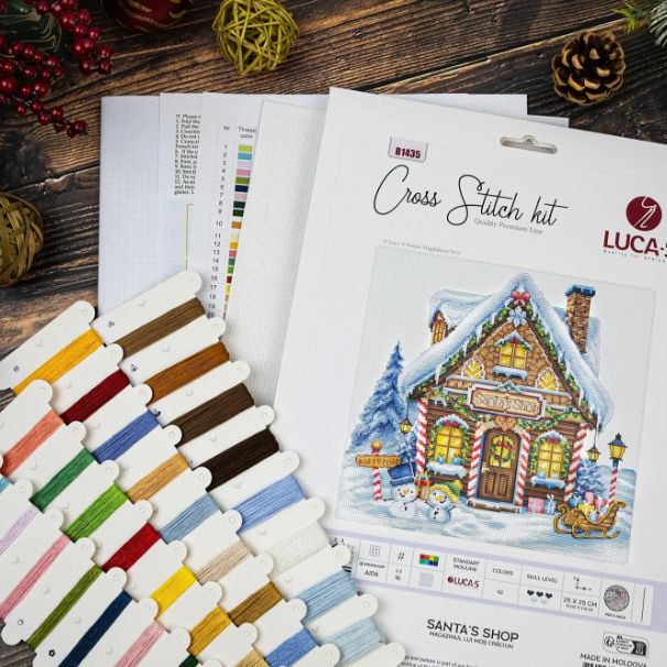 Versatile New Cross-Stitch Kits from Luca-S Now in Stock