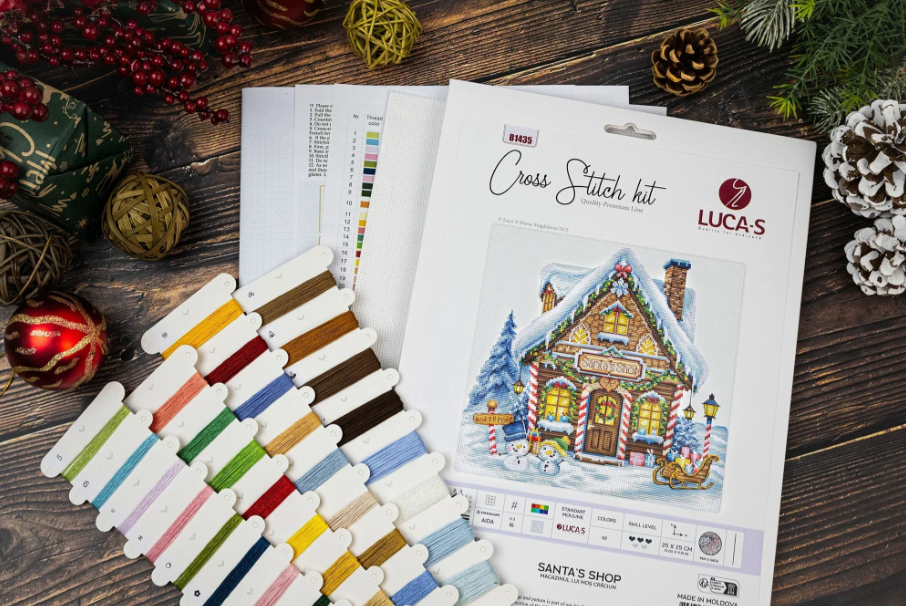 Versatile New Cross-Stitch Kits from Luca-S Now in Stock