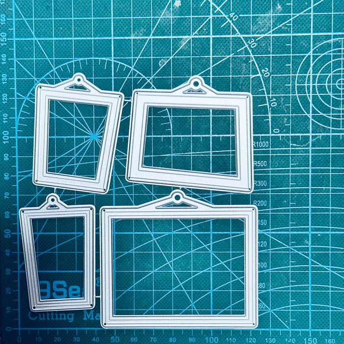 Photo Frames Scrapbooking Cutting Die by Wizardi QJ12