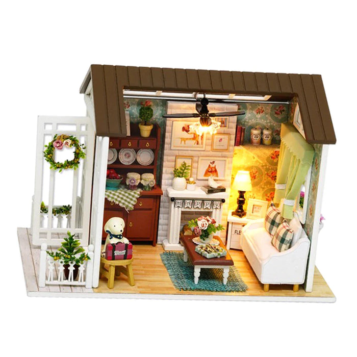 Miniature Wizardi Roombox Kit - Hut Dollhouse Kit