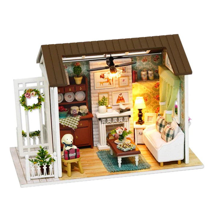 Miniature Wizardi Roombox Kit - Hut Dollhouse Kit