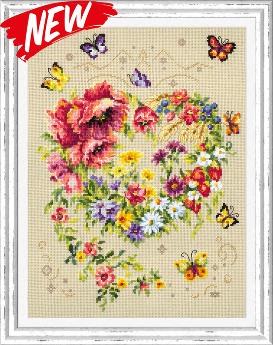 Shine of Your Heart 100-144 Counted Cross-Stitch Kit