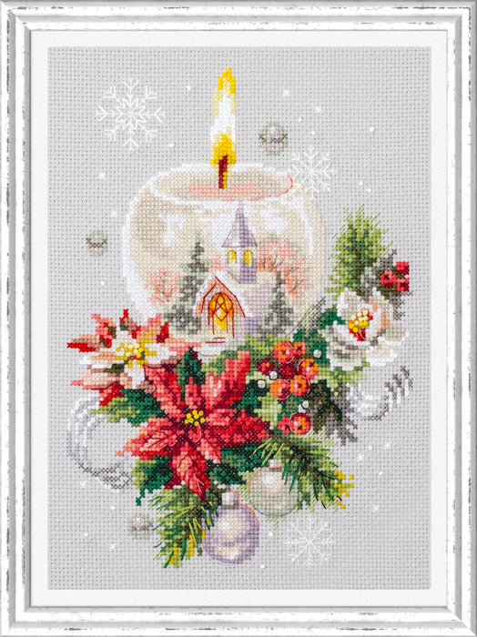 Christmas Candle 540-231 Counted Cross-Stitch Kit
