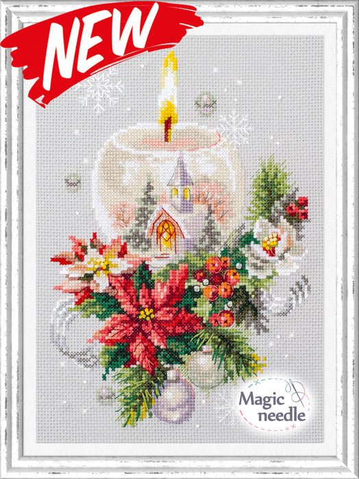 Christmas Candle 540-231 Counted Cross-Stitch Kit