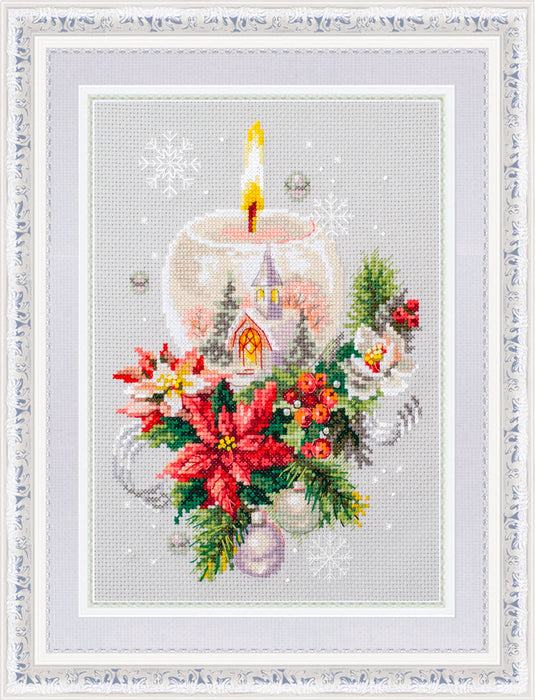 –°hristmas Candle 100-231 Counted Cross-Stitch Kit