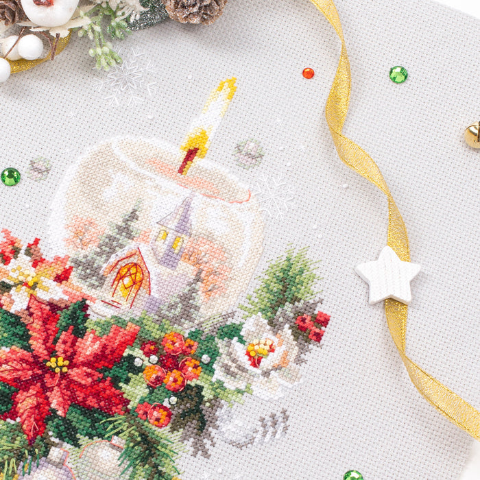 Christmas Candle 540-231 Counted Cross-Stitch Kit