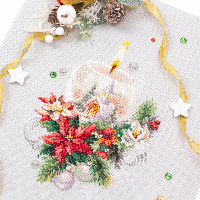 Christmas Candle 540-231 Counted Cross-Stitch Kit