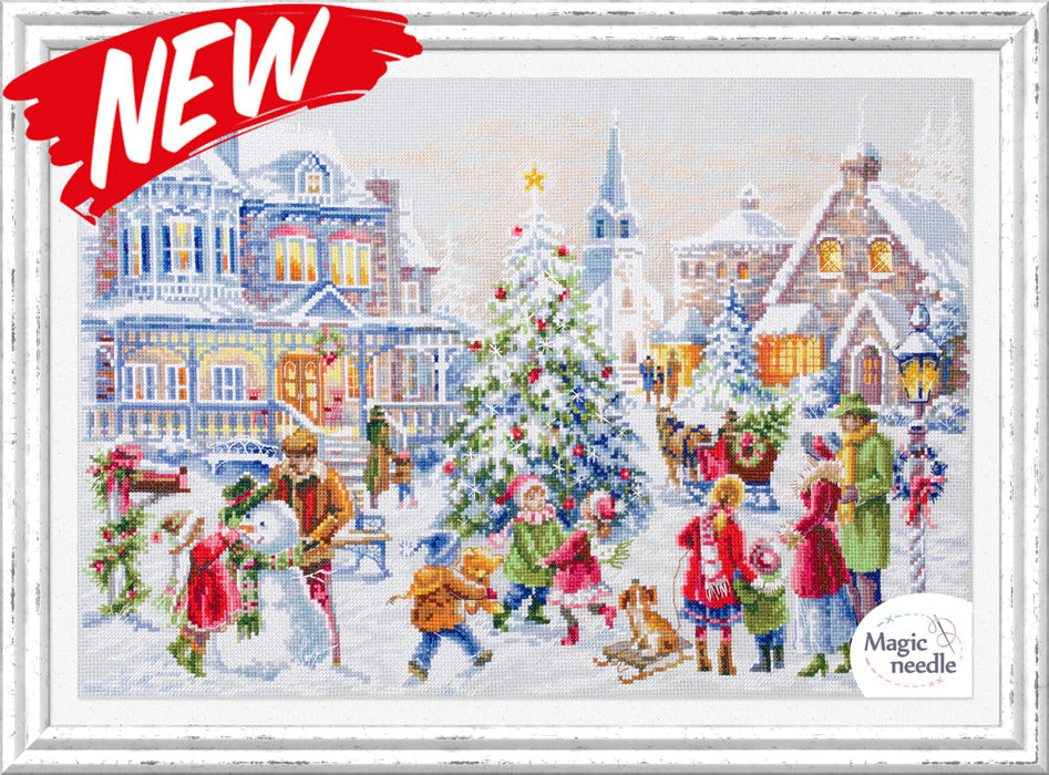 Christmas Eve 100-250 Counted Cross-Stitch Kit