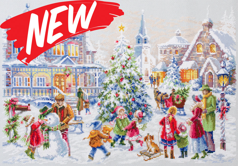 Christmas Eve 100-250 Counted Cross-Stitch Kit