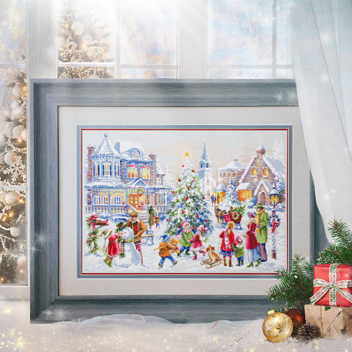 Christmas Eve 100-250 Counted Cross-Stitch Kit