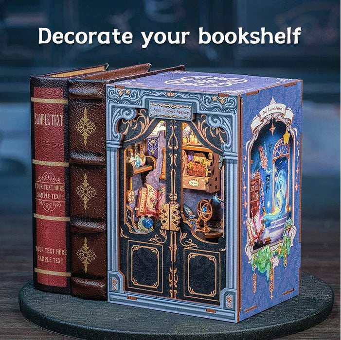 Book Nook Wizardi Miniature - Soul Travel Agency Roombox Kit