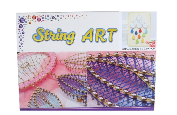 Cloud String Art Kit with Stand. Simple Decorative DIY String Art Craft Kit M1-3 DHACE28036