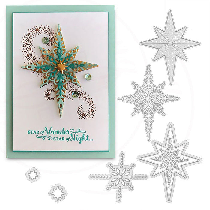 Starlight Thinlits Scrapbooking Cutting Die by Wizardi QJ120