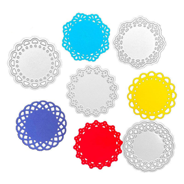 Round Lace Scrapbooking Cutting Die by Wizardi QJ136