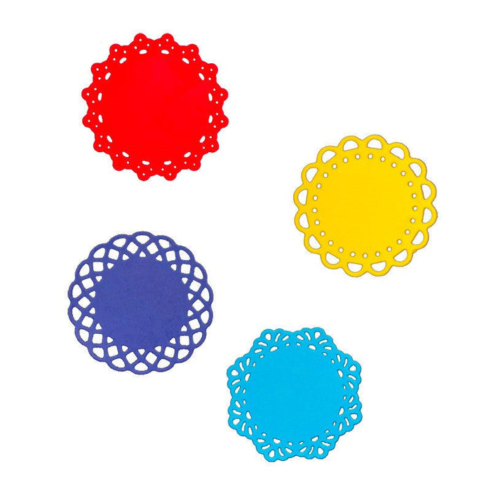Round Lace Scrapbooking Cutting Die by Wizardi QJ136