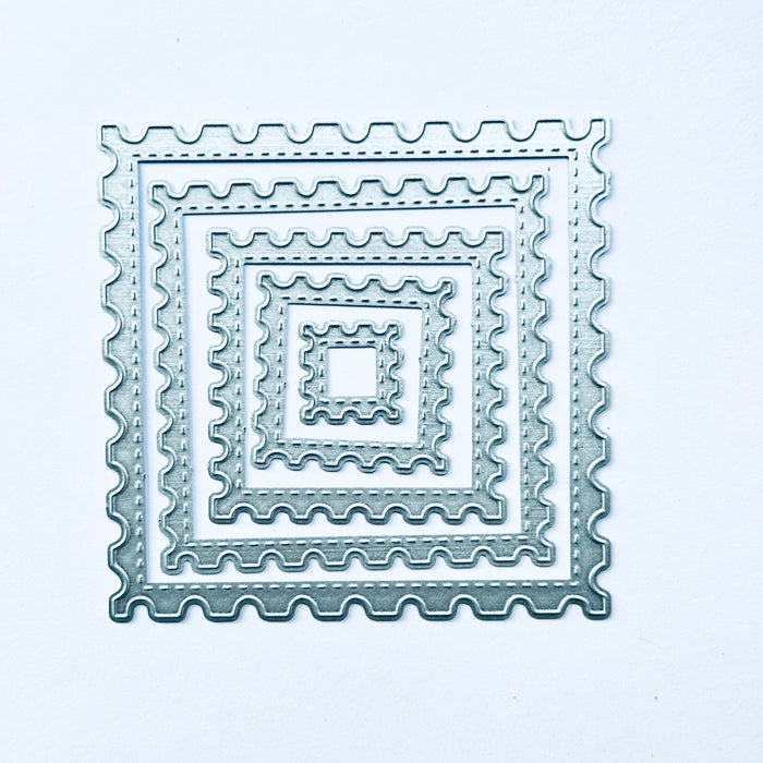 Nested Squares Scrapbooking Cutting Die by Wizardi QJ18
