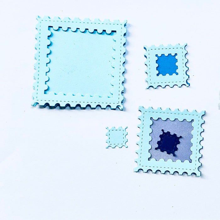 Nested Squares Scrapbooking Cutting Die by Wizardi QJ18