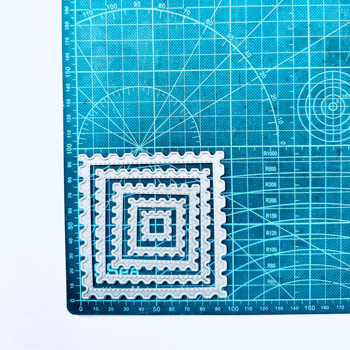 Nested Squares Scrapbooking Cutting Die by Wizardi QJ18