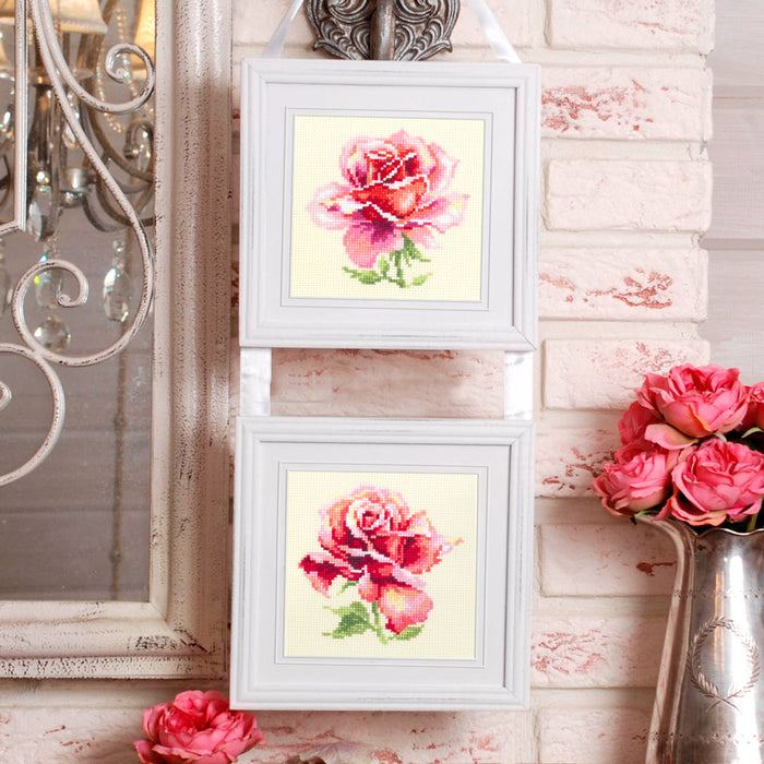 Pink Rose 150-002 Counted Cross-Stitch Kit