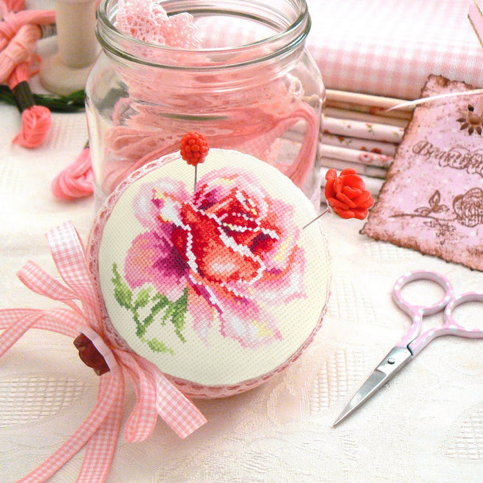 Pink Rose 150-002 Counted Cross-Stitch Kit