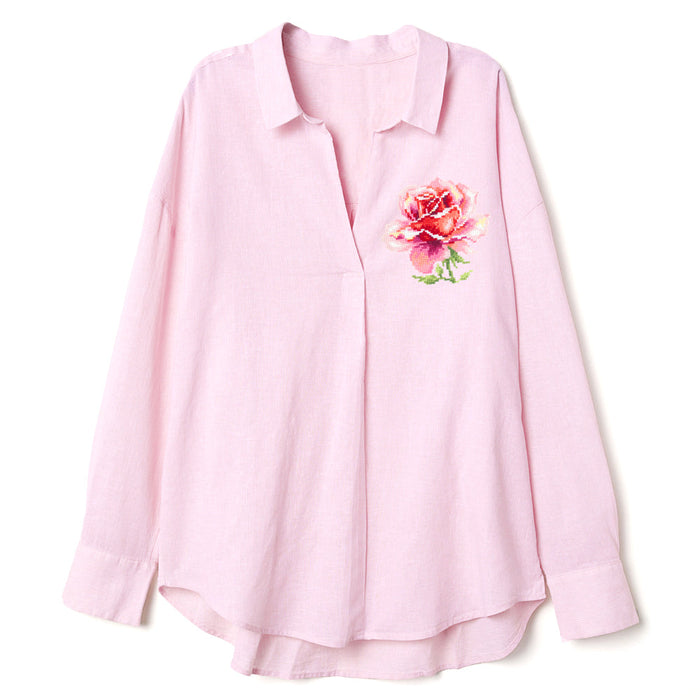 Pink Rose 150-002 Counted Cross-Stitch Kit