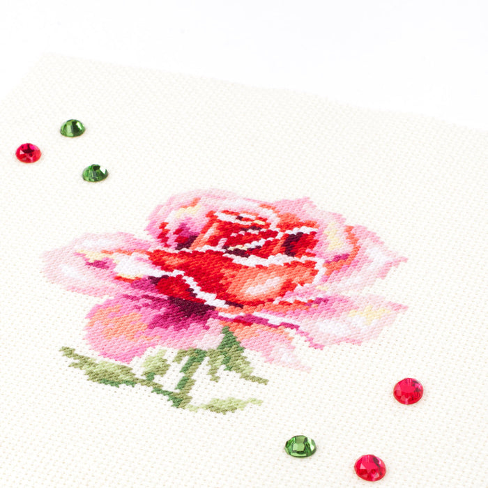 Pink Rose 150-002 Counted Cross-Stitch Kit