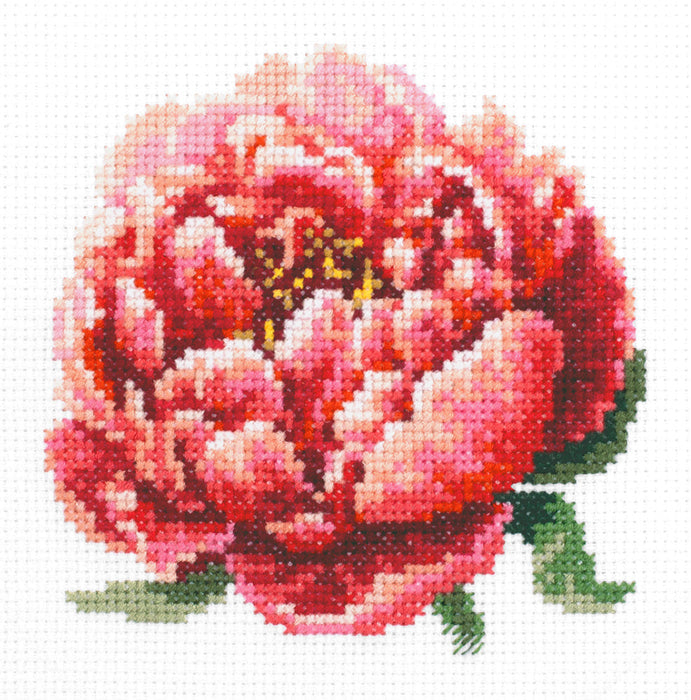 Red Peony 150-009 Counted Cross-Stitch Kit