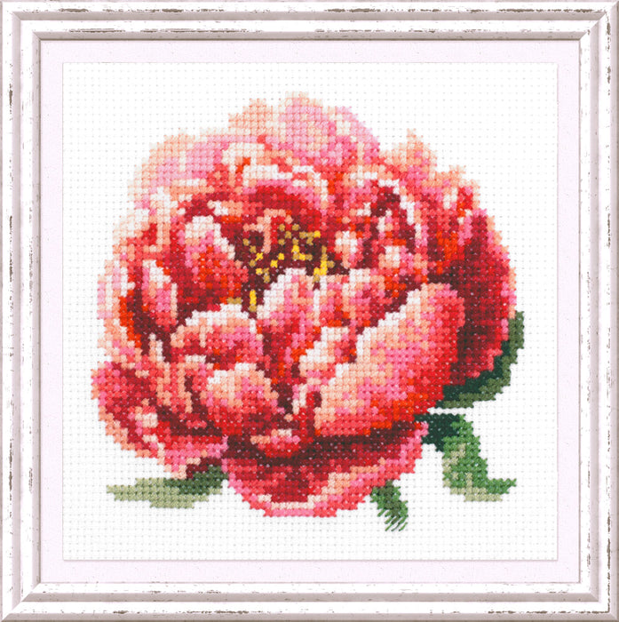 Red Peony 150-009 Counted Cross-Stitch Kit