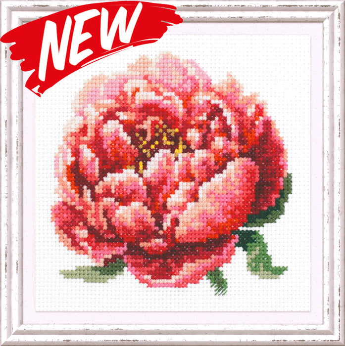 Red Peony 150-009 Counted Cross-Stitch Kit