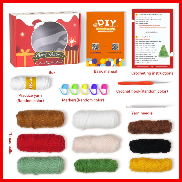Christmas Amigurumi DIY Crochet Kit Wizardi F07N8-M238