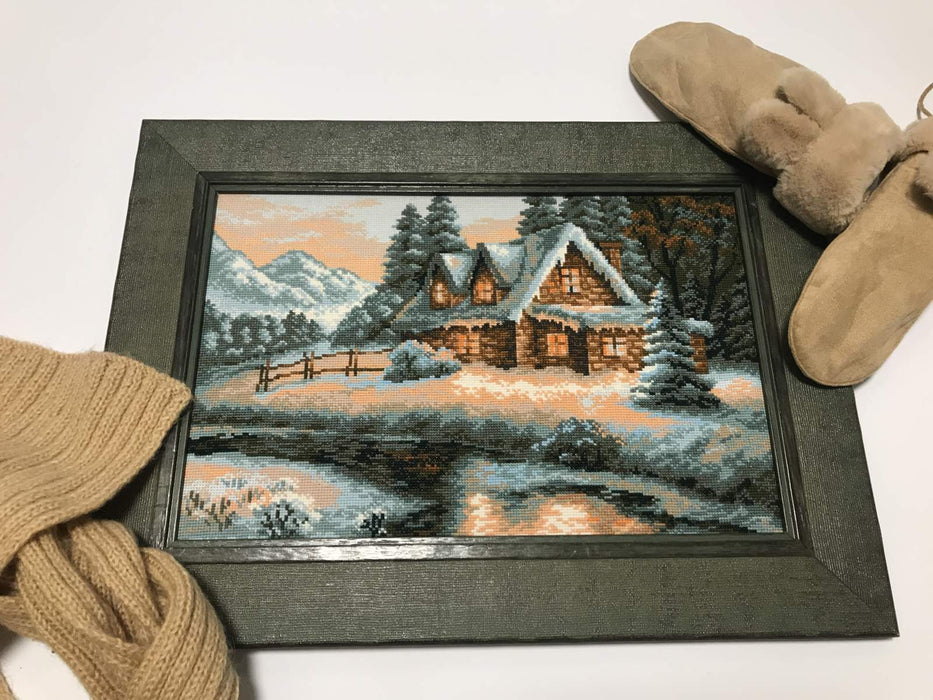 Winter View R1080 Counted Cross Stitch Kit