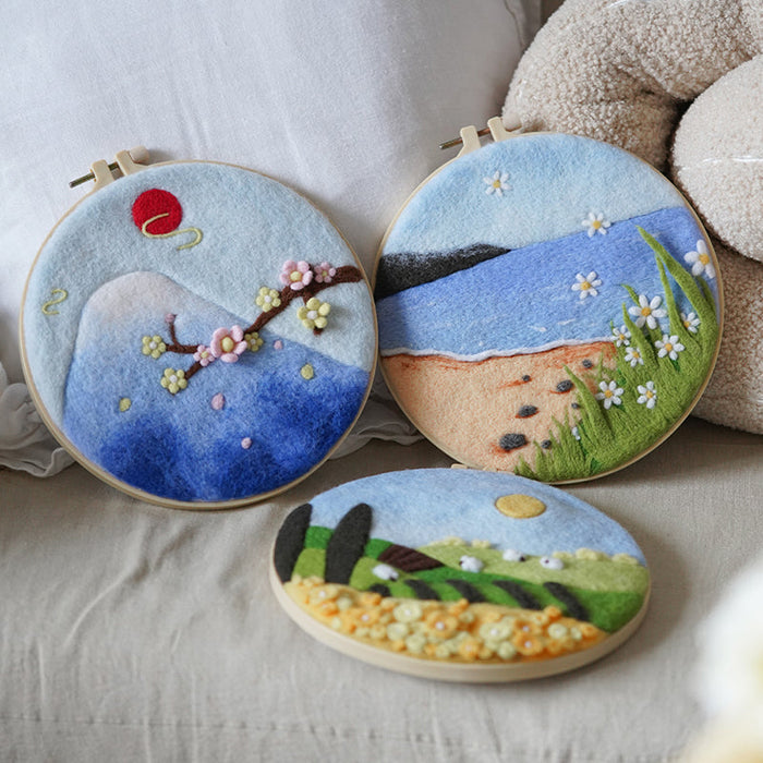 Countryside Landscape Needle Felting Kit F07N8-W351