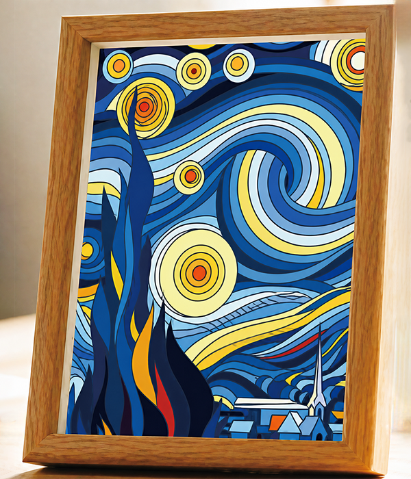 The Starry Night Cloisonne Art Kit F07AM3-19-3