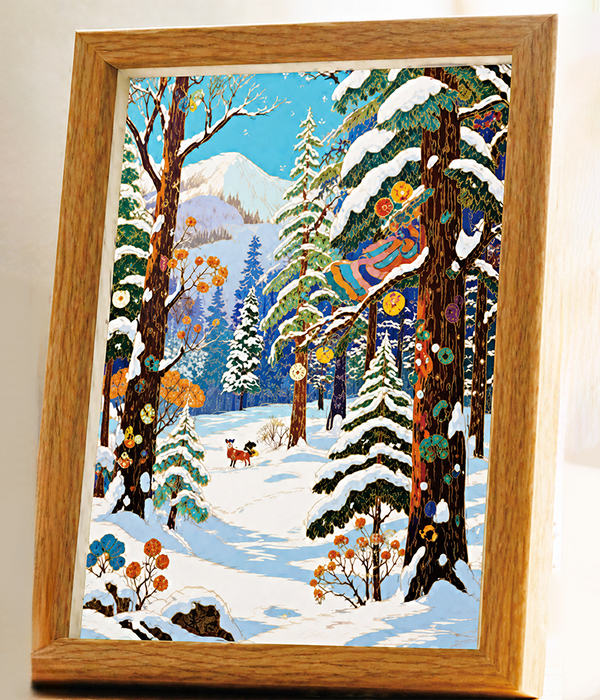 Winter Glow Cloisonne Art Kit F07AM3-19-6