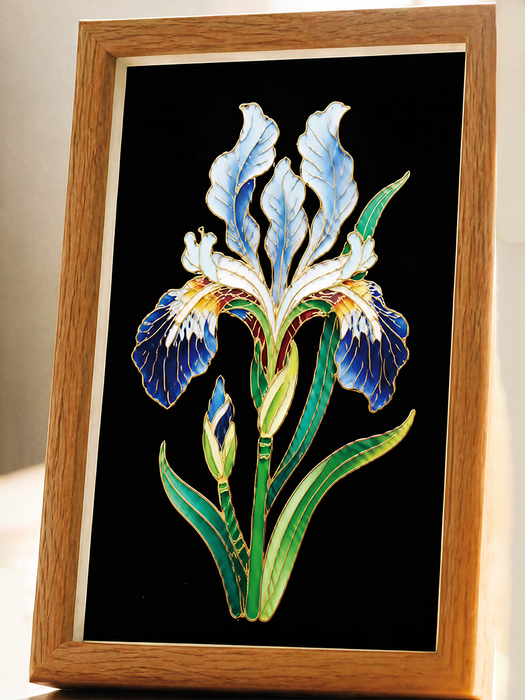 Irises Cloisonne Art Kit F07AM3-19-12
