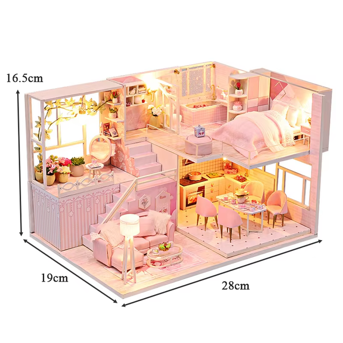 Miniature Wizardi Roombox Kit - Dollhouse Kit