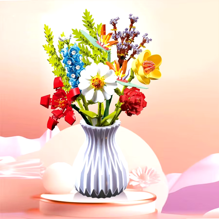 Constructor flower bouquet in a vase F07M9-6(109)