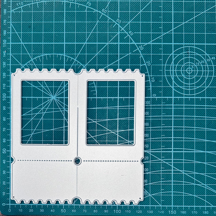 Double Window Scrapbooking Cutting Die by Wizardi QJ06