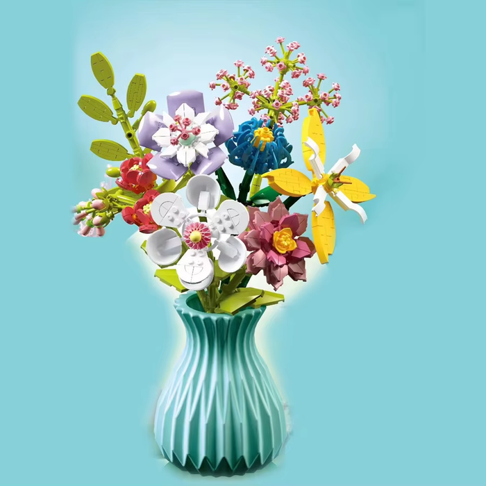 Constructor flower bouquet in a vase F07M9-3(109)