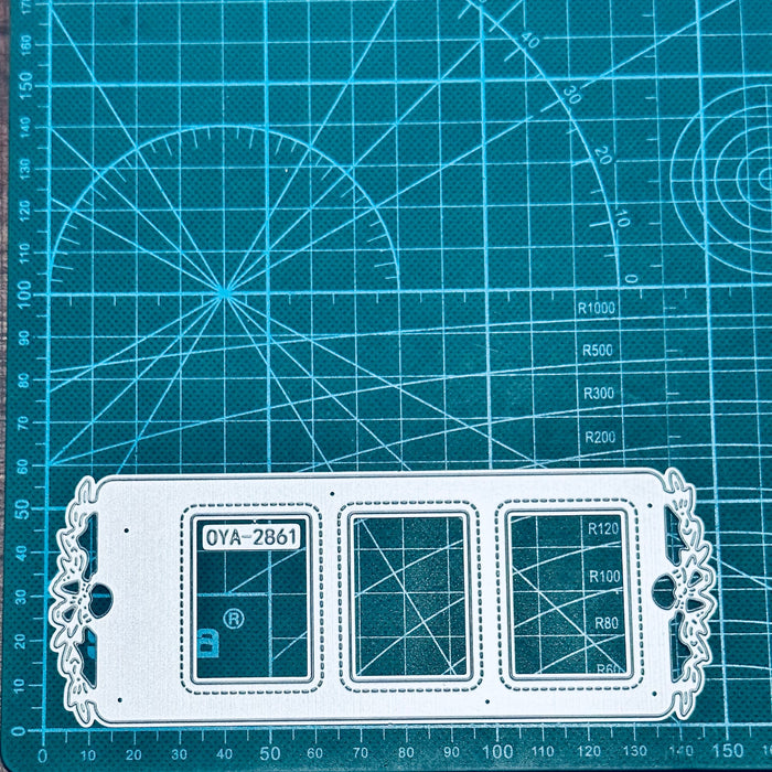Square Frames Scrapbooking Cutting Die by Wizardi QJ13