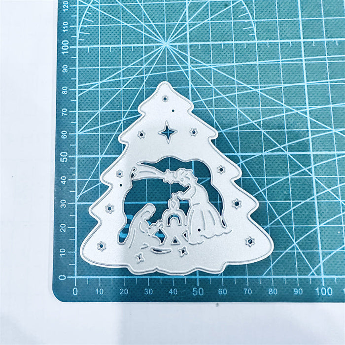 Nativity Scene Scrapbooking Cutting Die by Wizardi QJ131