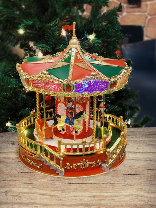 Christmas Carousel Decoration F07M4-11-W270