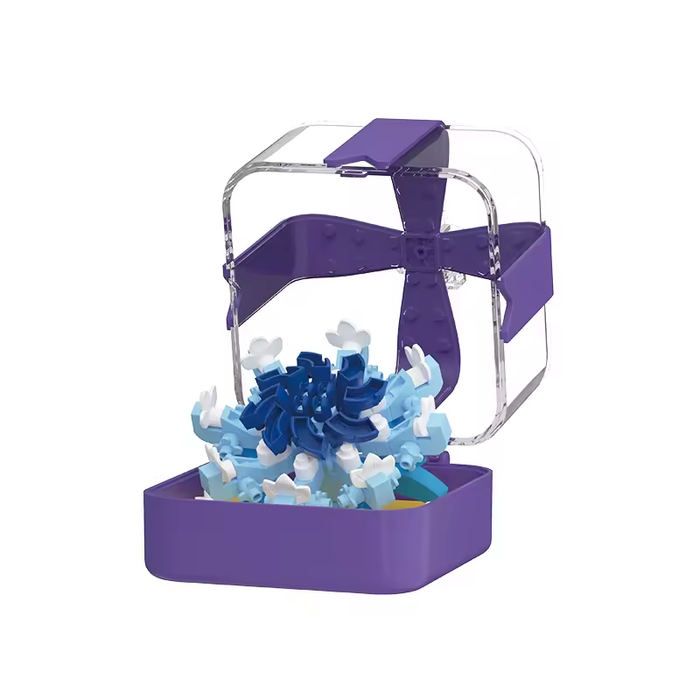Ice Blue Mini Flower Building Blocks Kit F07AM11-11-091250808