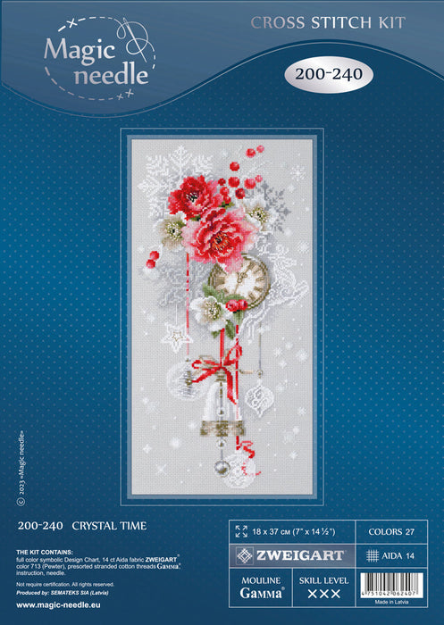 Crystal Time 200-240 Counted Cross-Stitch Kit