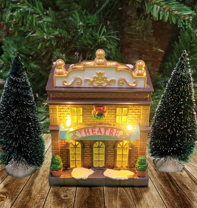 Christmas Village Set with LED Lights F07M4-28-W223