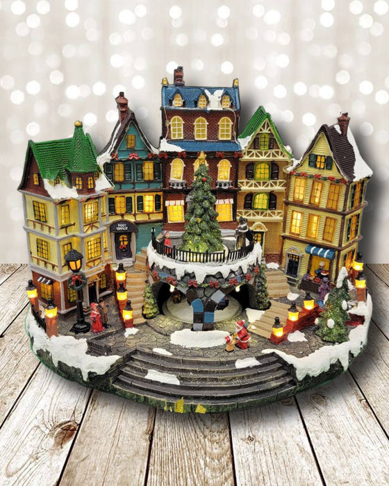 Christmas Village House with LED Lights F07M3-15-FQ22021