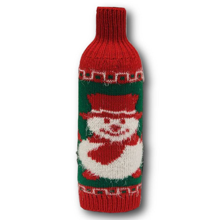 Snowman Christmas Bottle Cover F07M5-7B