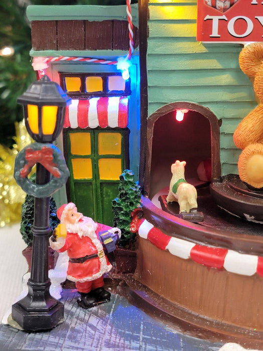 Teddy's Toy Shop Decoration. Christmas Village F07M3-20